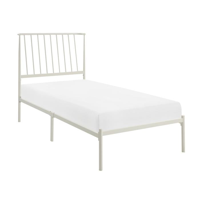 1630WHT-1-Youth Twin Platform Bed - Furniture World SW (WA)