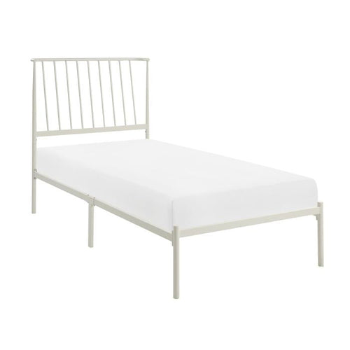 1630WHT-1-Youth Twin Platform Bed - Furniture World SW (WA)
