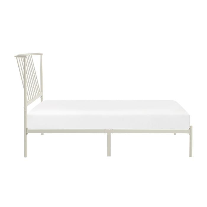 1630WHT-1-Youth Twin Platform Bed - Furniture World SW (WA)