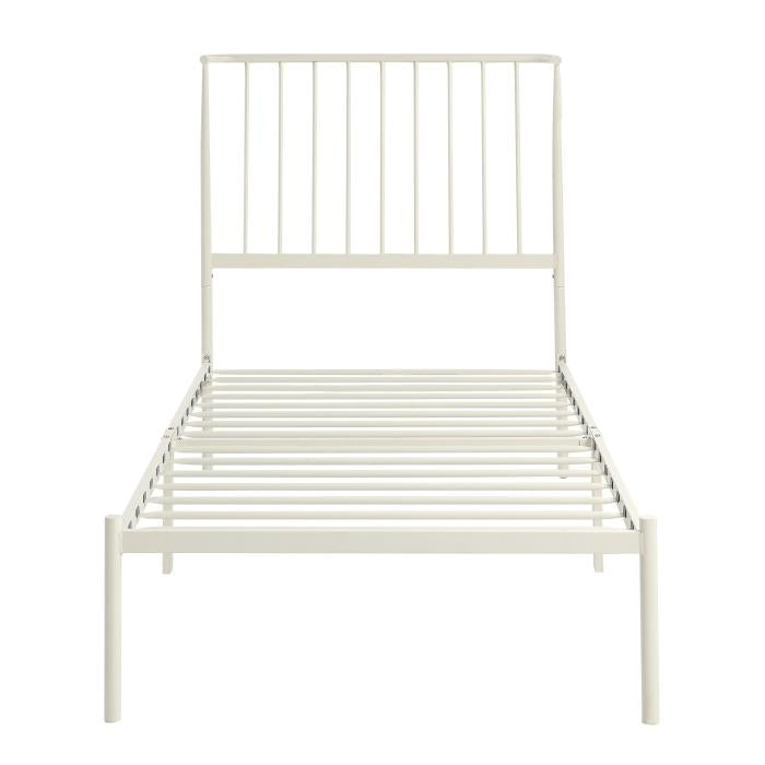 1630WHT-1-Youth Twin Platform Bed - Furniture World SW (WA)