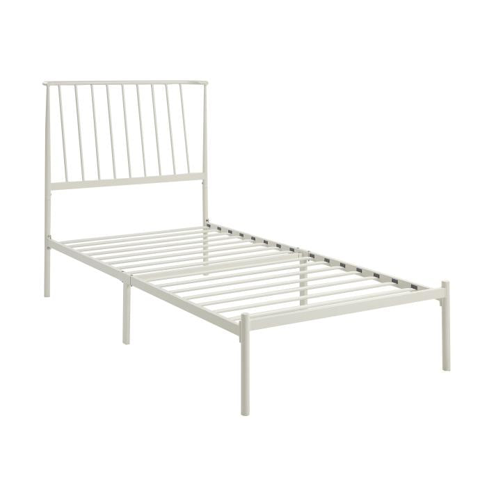 1630WHT-1-Youth Twin Platform Bed - Furniture World SW (WA)