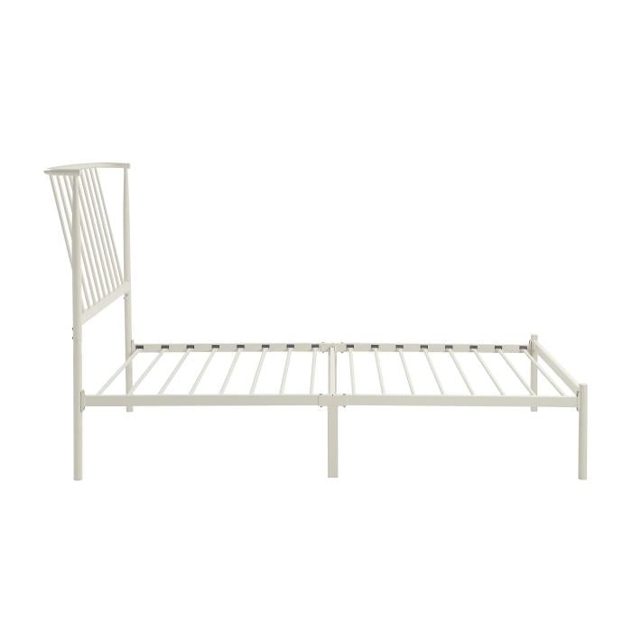 1630WHT-1-Youth Twin Platform Bed - Furniture World SW (WA)