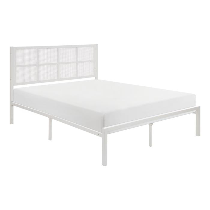 1635WH-1-Bedroom Queen Platform Bed - Furniture World SW (WA)