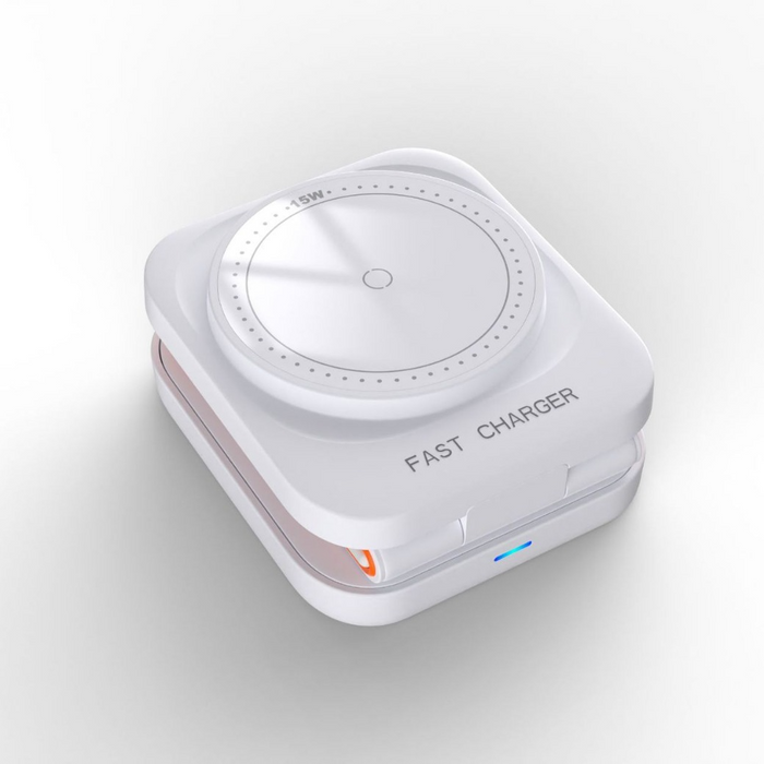 White / Magnetic Suction Three In One