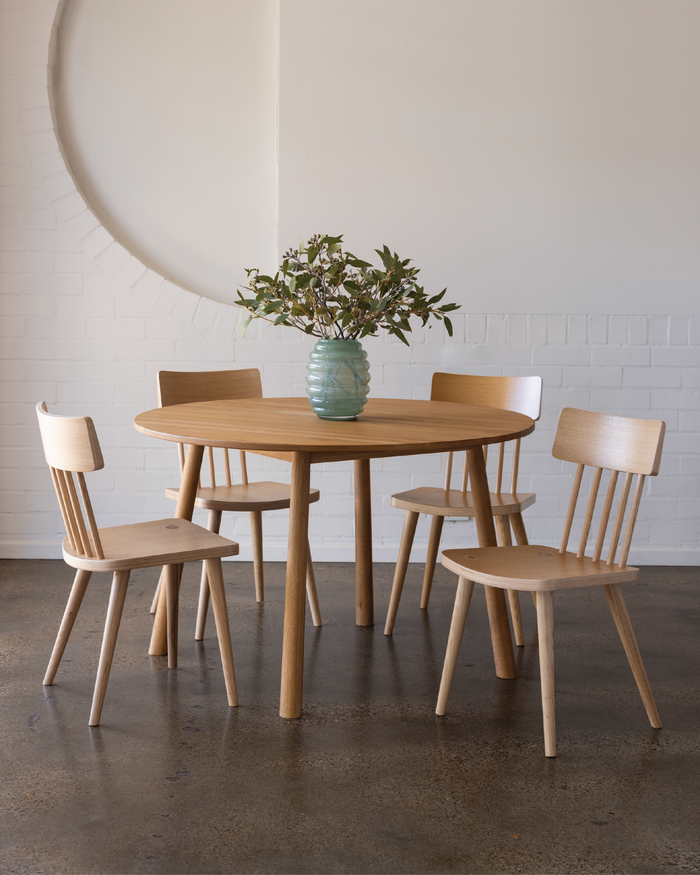5 Bar Oak Dining Chair
