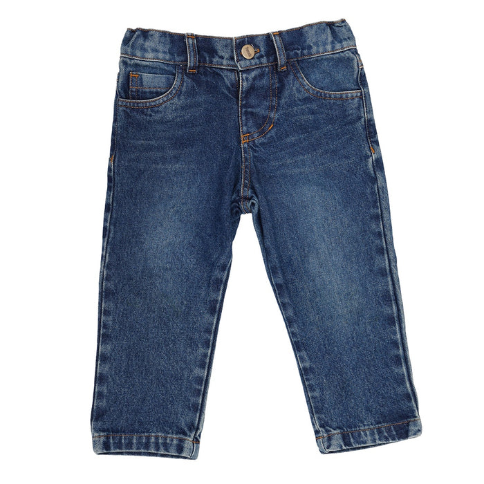 52020 PANTALON EN DENIM CORTE RECTO NIÑO BEBE