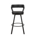 5566-29BK - Swivel Pub Height Chair, Black image