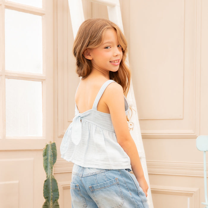 8781 BLUSA DE TIRAS NIÑA JUNIOR