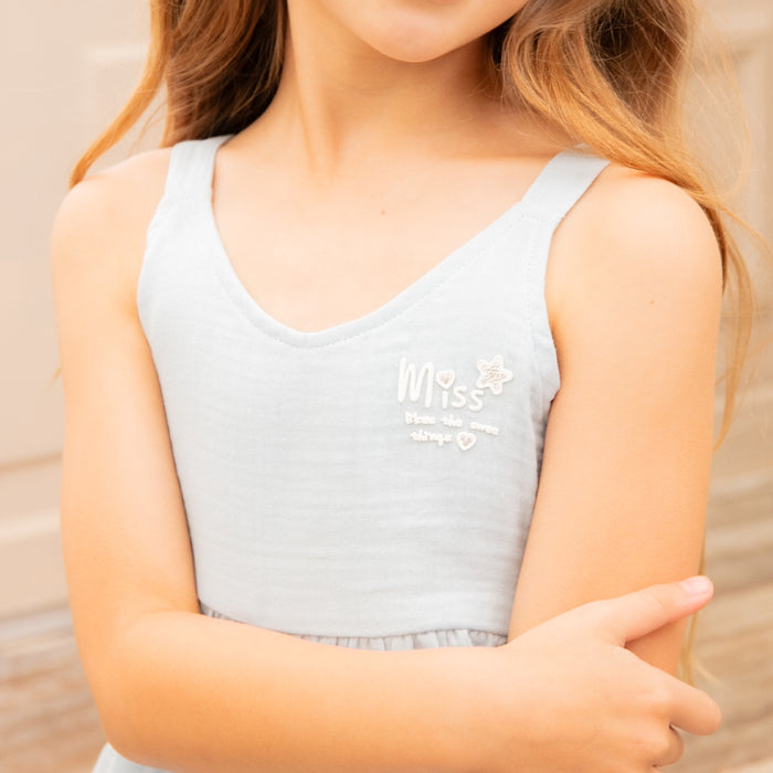 8781 BLUSA DE TIRAS NIÑA JUNIOR