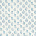 Aditi Hand Blocked Print Fabric in Blue - Fabric - The Well Appointed House