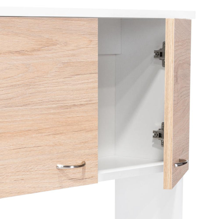 ALACENA FENIX, BLANCO DUQUEZA Y BEIGE, CON GRAN CAPACIDAD DE ALMACENAMIENTO