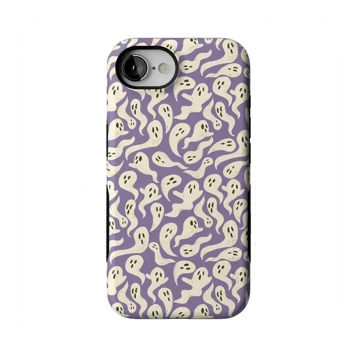 All Boo'd Up | Purple Ghost Case Phone Case get.casely Bold Flex + MagSafe® iPhone 17e