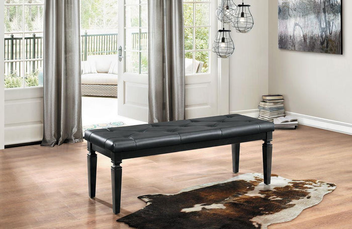 Allura Bed Bench in Black 1916BK-FBH - Furniture World SW (WA)