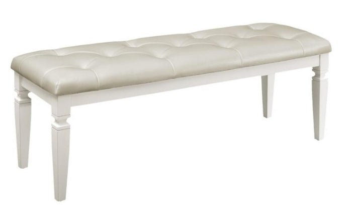 Allura Bed Bench in White 1916W-FBH - Furniture World SW (WA)