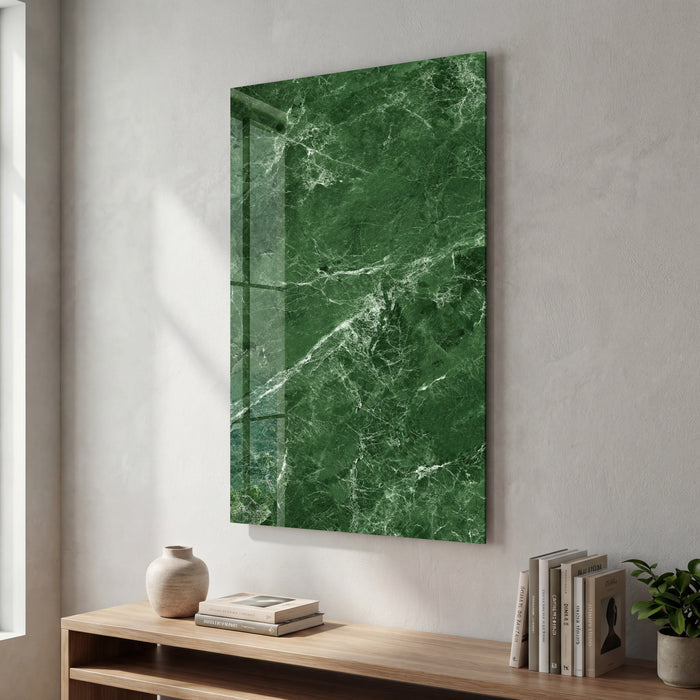 Alpine Emerald | Glass Wall Art