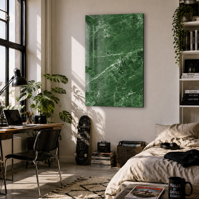 Alpine Emerald | Glass Wall Art