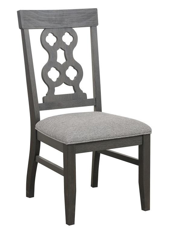 Arasina Side Chair in Dark Pewter (Set of 2) - Furniture World SW (WA)