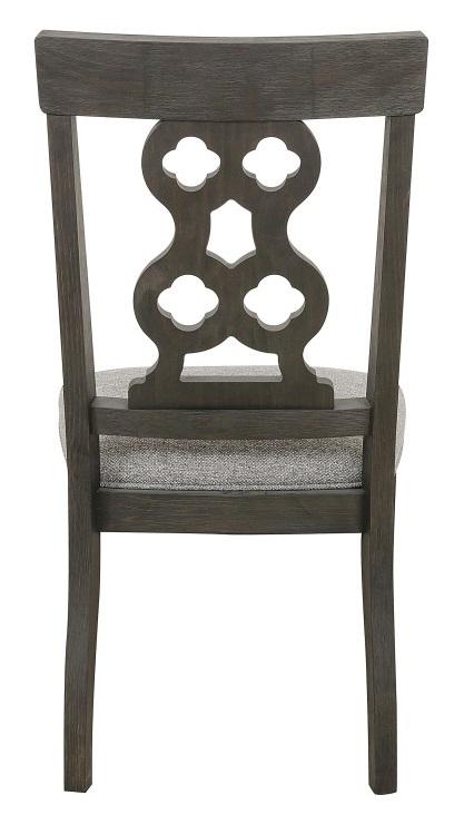 Arasina Side Chair in Dark Pewter (Set of 2) - Furniture World SW (WA)