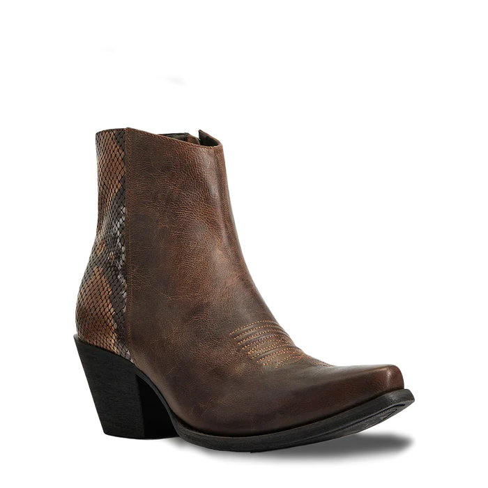 Ariat Ladies Carmelita Rhino Tan Snip Toe Boots