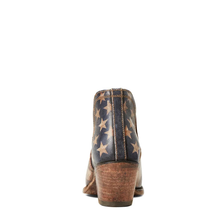 Ariat Ladies Dixon Old Patriot Snip Toe Booties