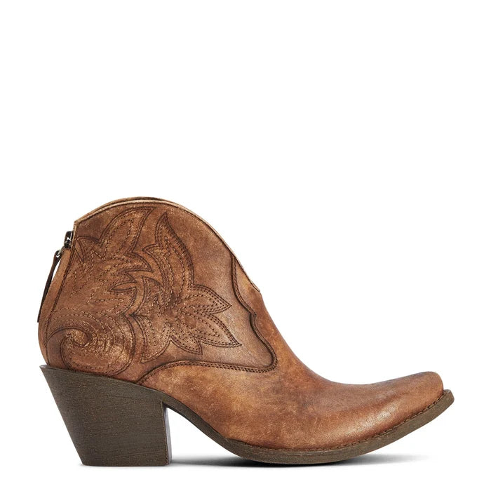 Ariat Ladies Layla Naturally Distressed Brown Booties