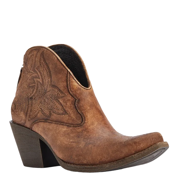 Ariat Ladies Layla Naturally Distressed Brown Booties