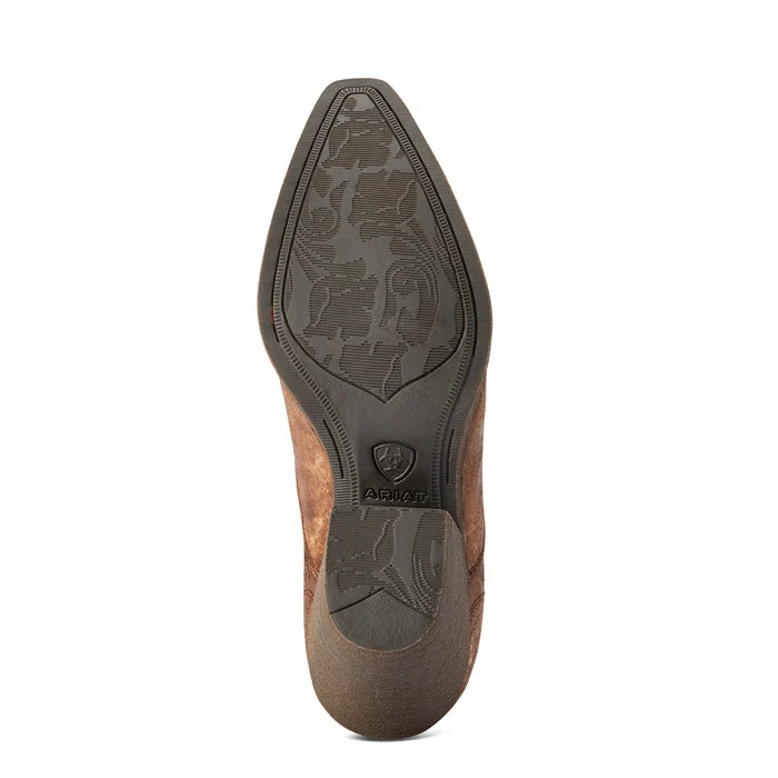 Ariat Ladies Layla Naturally Distressed Brown Booties