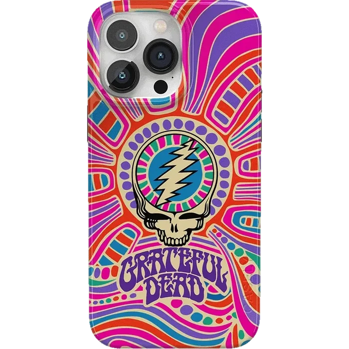 Art of Chaos | Grateful Dead Skull Case iPhone Case get.casely Classic + MagSafe® iPhone 14 Pro Max
