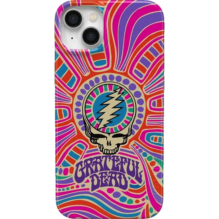 Art of Chaos | Grateful Dead Skull Case iPhone Case get.casely Classic + MagSafe® iPhone 14 Plus