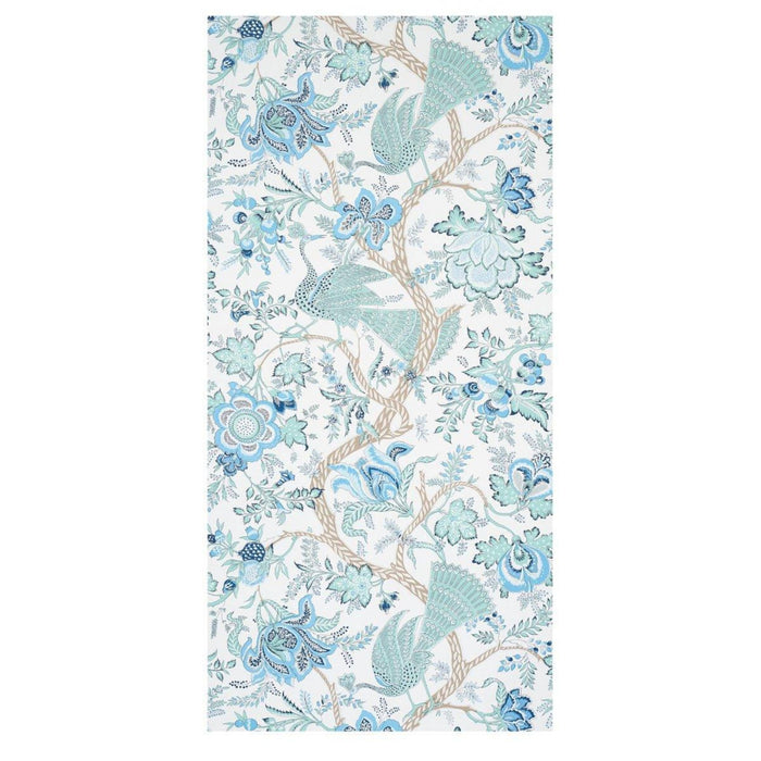 Schumacher Aveline Wallpaper in Seaglass - Wallpaper - The Well Appointed House