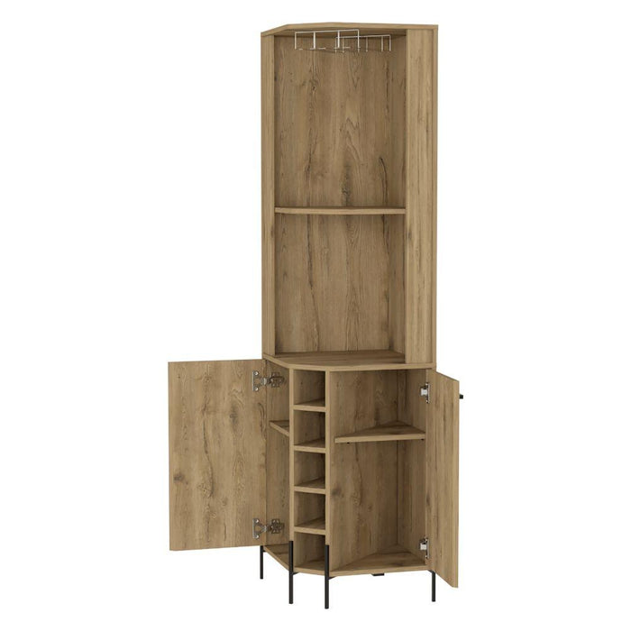 BAR SHARON, MACADAMIA, CON DOS PUERTAS Y AMPLIO ESPACIO PARA BOTELLAS