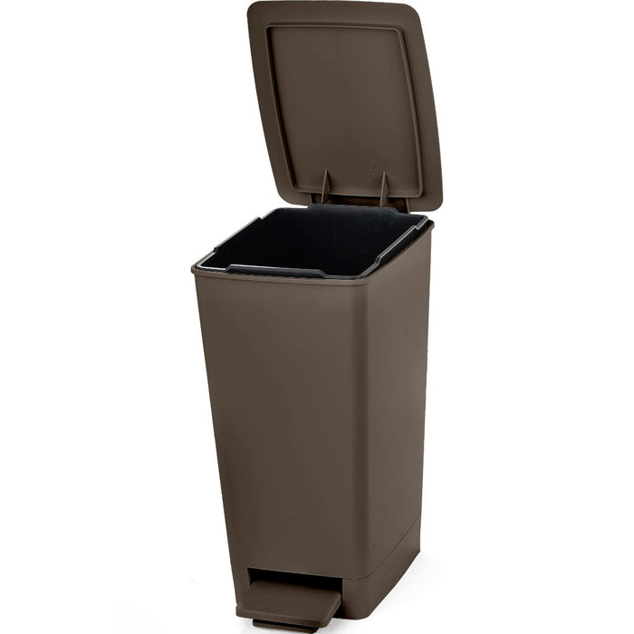 Basurero Pedal Slim 8 Litros Mocca