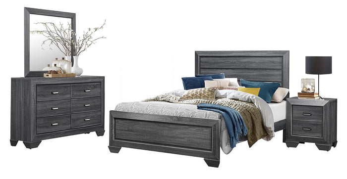 Beechnut 2 Drawer Nightstand in Gray 1904GY-4 - Furniture World SW (WA)