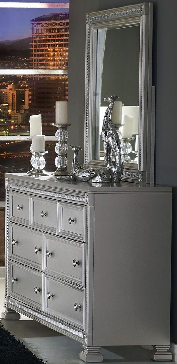 Bevelle Mirror in Silver 1958-6 - Furniture World SW (WA)