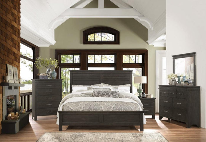 Blaire Farm Mirror in Saddle Brown Wood 1675-6 - Furniture World SW (WA)
