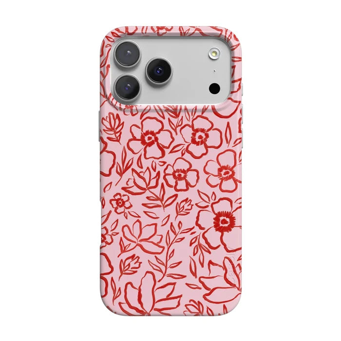 Blush Garden | Floral Doodle Case