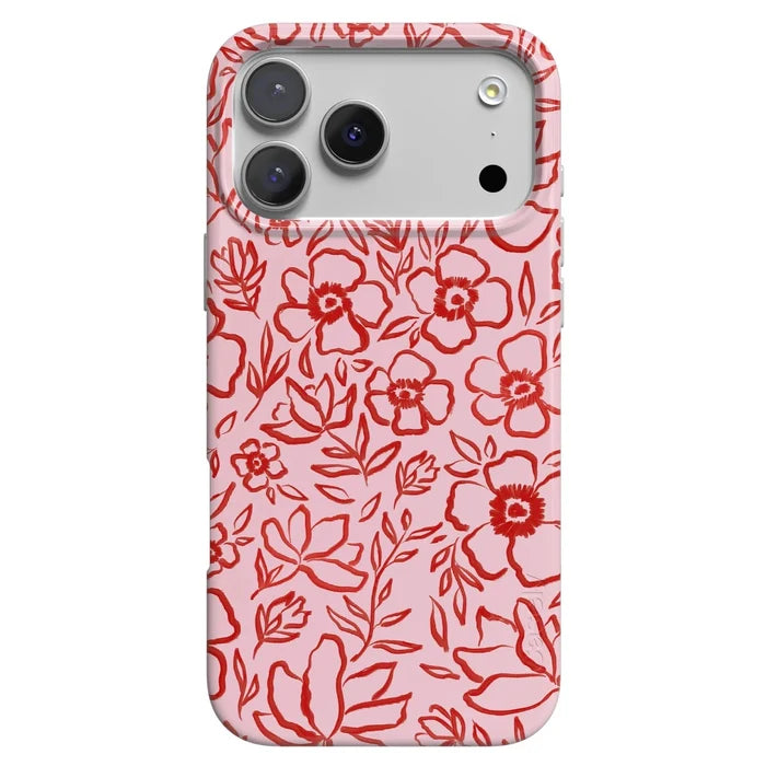 Blush Garden | Floral Doodle Case