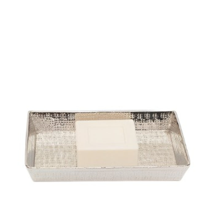 Pigeon & Poodle Buren Hammered Nickel Soap Dish - Bath Accessories - The Well Appointed House