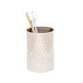 Pigeon & Poodle Buren Hammered Nickel Toothbrush Holder - Bath Accessories - The Well Appointed House