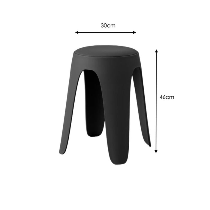 BUTACO CON COJIN ELSE, COLOR NEGRO, DISEÑO MODERNO INCLUYE COJÍN
