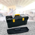 Caja Herramientas 24" Cerradura Plástica Negro