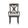 Cardano Arm Chair in Charcoal (Set of 2) image
