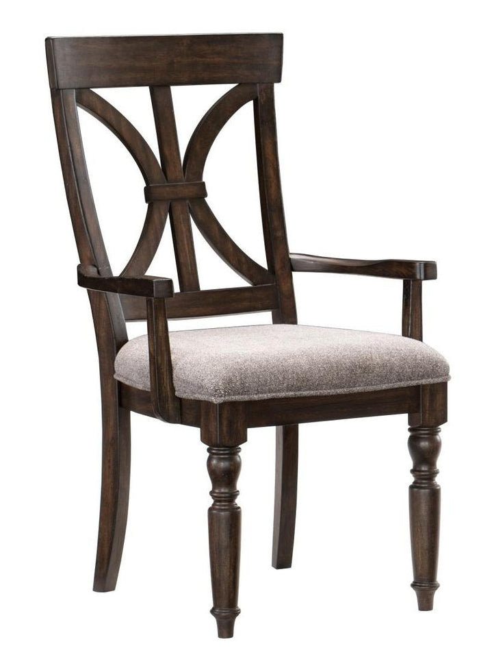 Cardano Arm Chair in Charcoal (Set of 2) - Furniture World SW (WA)