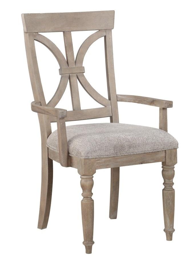 Cardano Arm Chair in Light Brown(Set of 2) - Furniture World SW (WA)