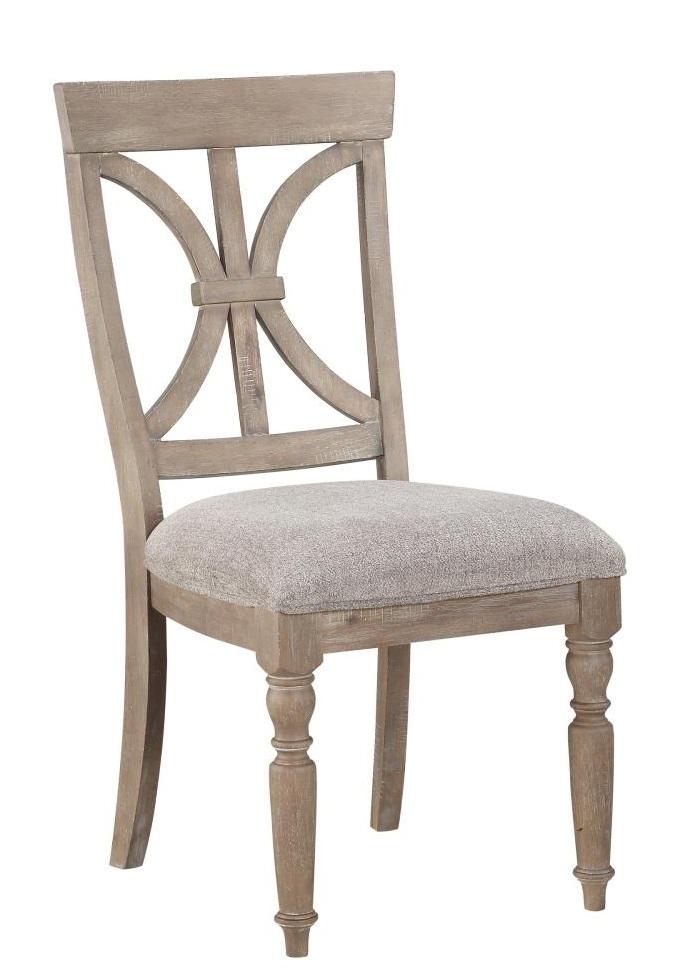 Cardano Side Chair in Light Brown (Set of 2) - Furniture World SW (WA)