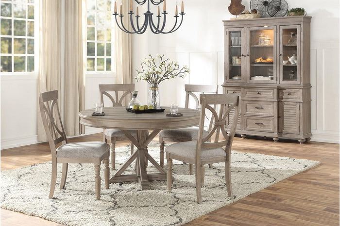 Cardano Side Chair in Light Brown (Set of 2) - Furniture World SW (WA)