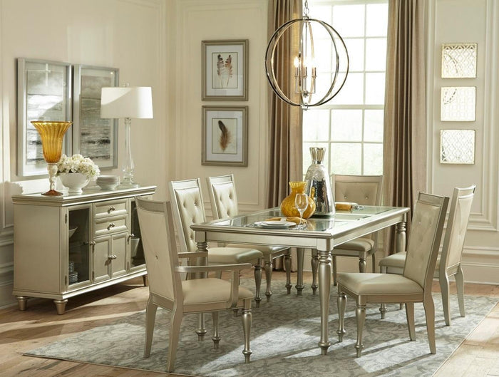 Celandine Arm Chair in Silver (Set of 2) - Furniture World SW (WA)