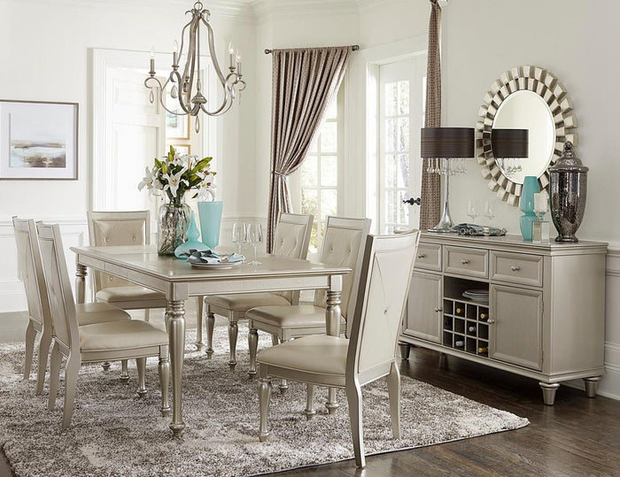 Celandine Side Chair in Silver (Set of 2) - Furniture World SW (WA)