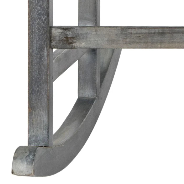 Charcoal Grey Acacia Classic Porch Rocker - Outdoor Chairs & Chaises - The Well Appointed House