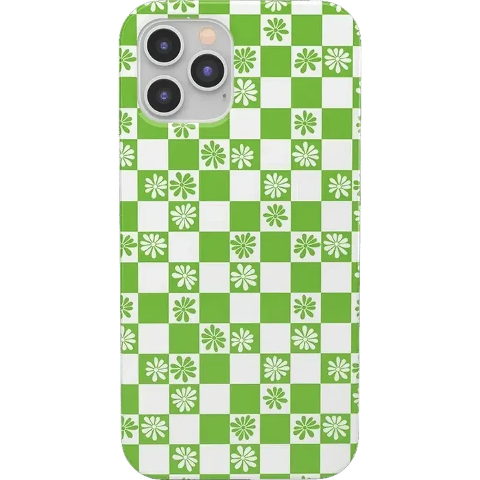 Check Mate | Daisy Checkerboard Floral Case iPhone Case get.casely Classic + MagSafe® iPhone 13 Pro Max